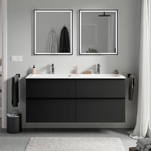 Koupelnová skříňka LAVOA 120 cm s umyvadlem z minerálního odlitku BRUXELLES
