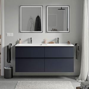 Koupelnová skříňka LAVOA 120 cm s umyvadlem z minerálního odlitku BRUXELLES