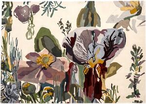 Nanimarquina Vlněný koberec Backyard, kolekce Flora Rozměr: 170x240 cm