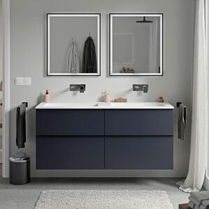 Koupelnová skříňka LAVOA 120 cm s umyvadlem z minerálního odlitku BRUXELLES
