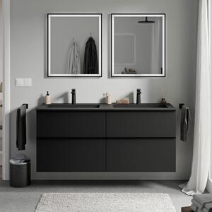 Koupelnová skříňka LAVOA 120 cm s umyvadlem z minerálního odlitku BRUXELLES