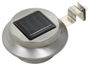 Zahradní solární lampy 6 ks LED kulaté 12 cm bílé