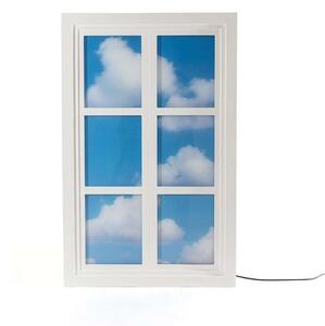 Seletti - Window 3 Nástěnné Svítidlo/Stojací Lampa White/Light Blue- Seletti - Lampemesteren