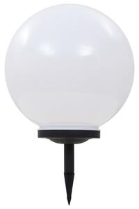 Zahradní solární lampa LED kulovitá 40 cm RGB