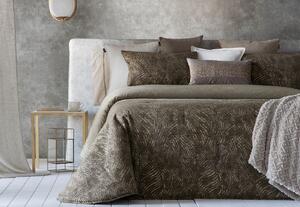 Textil Antilo Přehoz Arely Taupe, šedohnědý, sada se 2 povlaky na polštáře 70x50 cm Rozměr: 250x270 cm