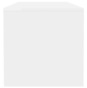 Konferenční stolek Christop - bílý vysoký lesk | 100x40x40 cm