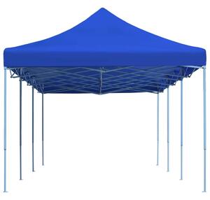 Skládací nůžkový party stan 3 x 9 m modrý
