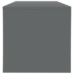 Konferenční stolek Christop - šedý vysoký lesk | 100x40x40 cm