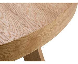Rozkládací stůl s nohami z dubového dřeva Windsor & Co Sofas Bodil, ø 130 cm