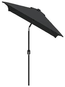 Zahradní slunečník s kovovou tyčí 300 x 200 cm antracitový