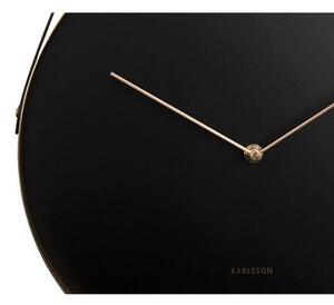 Karlsson 5767BK designové nástěnné hodiny, pr. 34 cm
