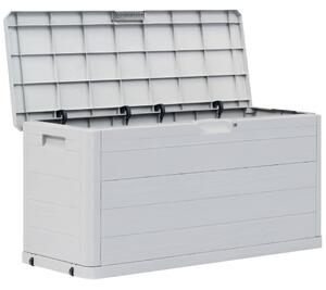 Zahradní úložný box 280 l světle šedý