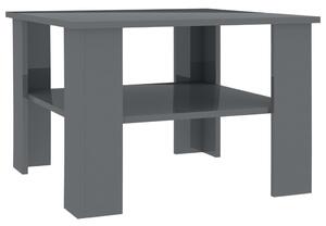 Konferenční stolek Awake - šedý vysoký lesk | 60x60x42 cm