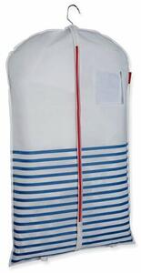 Compactor Obal na krátké šaty a obleky MARINE, 60 x 100 cm, modro-bílá