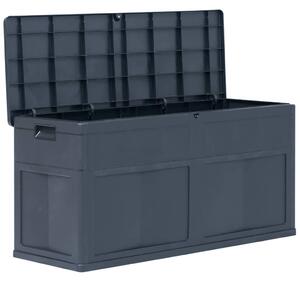 Zahradní úložný box 320 l černý