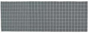 Nanimarquina Běhoun Tiles 2, tmavě šedý, 100% recyklované PET Rozměr: 80x240 cm