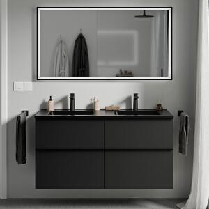 Koupelnová skříňka s dvojumyvadlem LAVOA 120 cm
