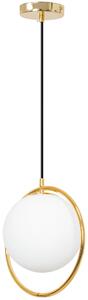 Toolight - Závěsná stropní lampa Sphera - zlatá/bílá - APP430-1CP