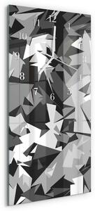 Skleněné hodiny vertikální Vzor zsppb-30x60-00085138