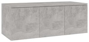TV stolek Argem - betonově šedý | 80x34x30 cm