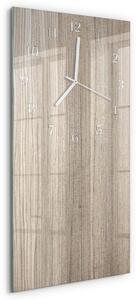 Skleněné hodiny vertikální Dřevo zsppb-30x60-00083575