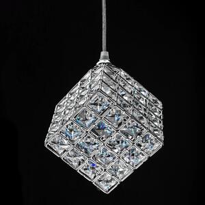 Toolight - Závěsná stropní lampa Glamour Cube - chrom - APP722-3CP