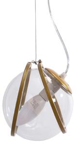 Toolight - Závěsná stropní lampa Saturn - zlatá - APP1089-1CP