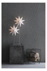 Bílo-šedá světelná dekorace s vánočním motivem Duva – Markslöjd
