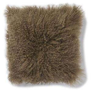 Skinnwille Home Collection Kožešinový polštář Brown, tibetská kožešina, 40x40 cm