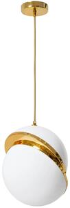 Toolight - Závěsná stropní lampa Sphera - bílá/zlatá - APP481-1CP