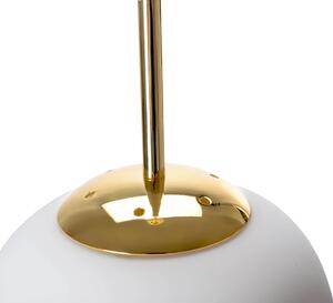 Toolight - Závěsná stropní lampa Sphera - bílá/zlatá - APP669-1CP