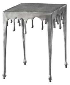 Příruční stolek LIQUIDE 44 cm - stříbrná