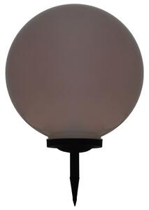 Zahradní solární lampy 2 ks LED kulovité 40 cm RGB