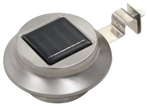 Zahradní solární lampy 12 ks LED kulaté 12 cm bílé