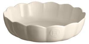 Koláčová forma Emile Henry Madeleine hluboká, Ø 27 cm, slonová kost 026253
