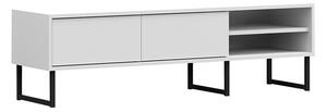 Bílý tv stolek DORIS 150 cm