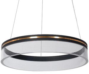 Toolight - Závěsná stropní lampa Ring - černá - APP1191-CP