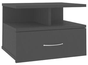Nástěnný noční stolek Stella - černý | 40x31x27 cm