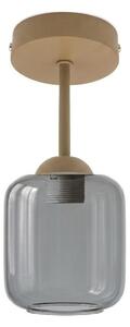 BRILAGI - LED Přisazený lustr R GLASS 1xE27/60W/230V pr. 14 cm béžová/kouř šedá