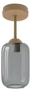 BRILAGI - LED Přisazený lustr R GLASS 1xE27/60W/230V pr. 14 cm béžová/kouř šedá