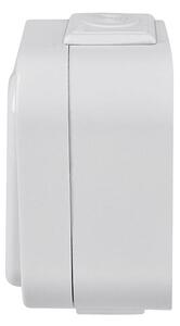 SOLIGHT Vypínač do vlhka IP44, jednopólový, bílý