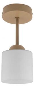 BRILAGI - LED Přisazený lustr RETRO GLASS 1xE27/60W/230V pr. 10 cm béžová/bílá