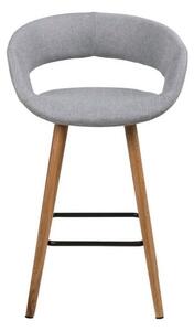 Sada 2 šedých barových židlí Gill – Actona