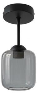 BRILAGI - LED Přisazený lustr R GLASS 1xE27/60W/230V pr. 14 cm černá/kouř šedá