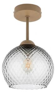 BRILAGI - LED Přisazený lustr R GLASS 1xE27/60W/230V pr. 18 cm béžová/kouř šedá