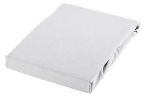 ELASTICKÉ PROSTĚRADLO, žerzej, barvy stříbra, 90-100/200-220 cm Novel - Prostěradla, Online Only