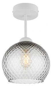BRILAGI - LED Přisazený lustr R GLASS 1xE27/60W/230V pr. 18 cm bílá/kouř šedá