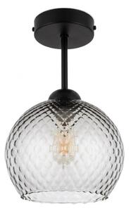 BRILAGI - LED Přisazený lustr R GLASS 1xE27/60W/230V pr. 25 cm černá/kouř šedá