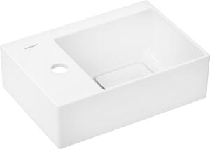 Hansgrohe Xevolos E Umývátko 360/250 s otvorem pro baterii vlevo bez přepadu, SmartClean, bílá 61087450