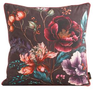 DEKORAČNÍ POVLAK NA POLŠTÁŘ VELVET 129 45X45 CM KVĚTY